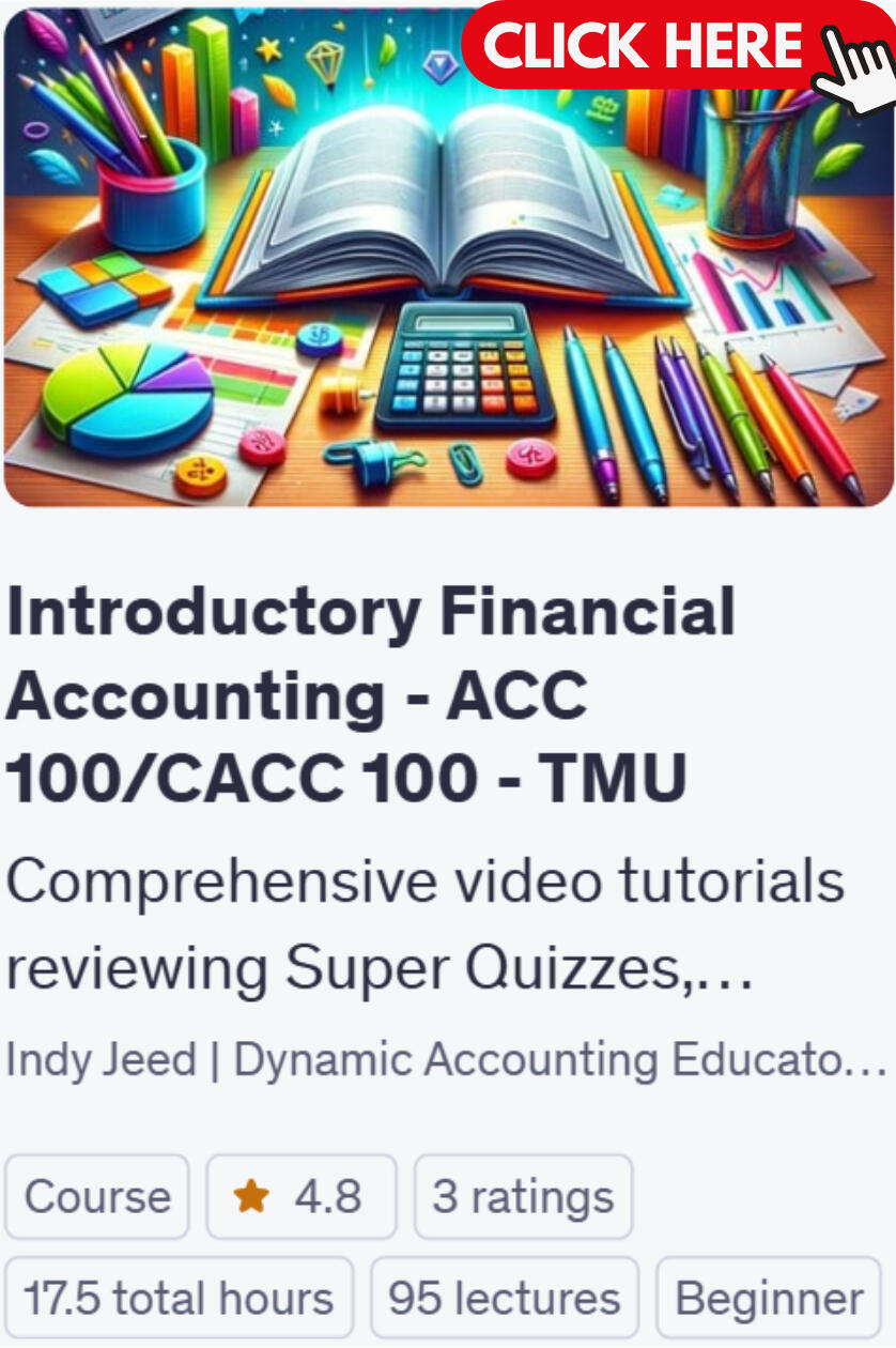 Embark on a transformative learning journey at Toronto Metropolitan University and The Chang School with our ACC 100/CACC 100 course, meticulously crafted to ensure your success. Our teaching methods go beyond the ordinary, offering a unique and engaging a